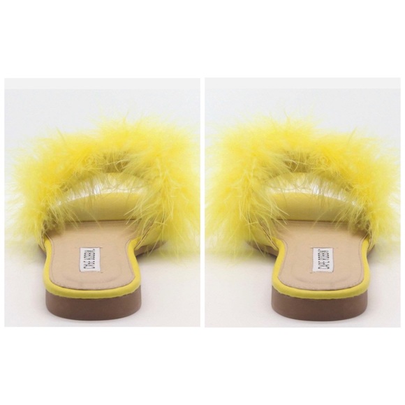 Cape Robbin feather slides (New Without Box) - Picture 3 of 3